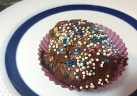 Magdalenas caseras con dos ingredientes