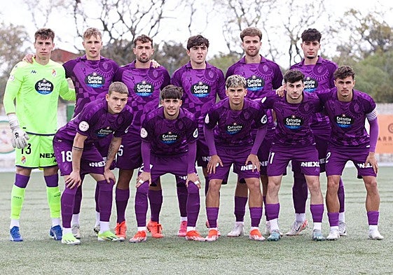 Once inicial con el que ha saltado el Promesas al campo del Guijuelo.