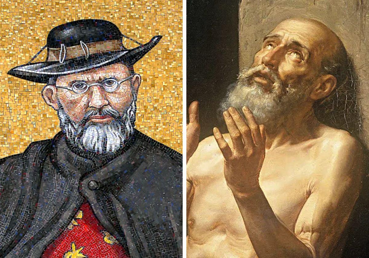 San Damián de Molokai y Santo Job patriarca.
