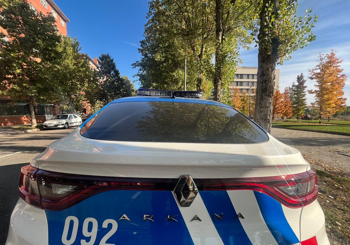 Un vehículo de la Policía Local de Valladolid.