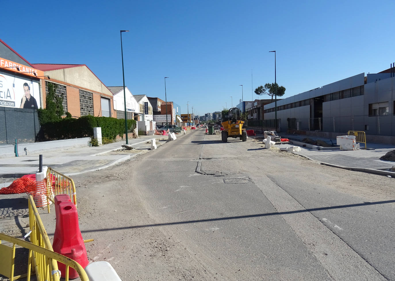 Las imágenes de las obras de la avenida de El Norte de Castilla