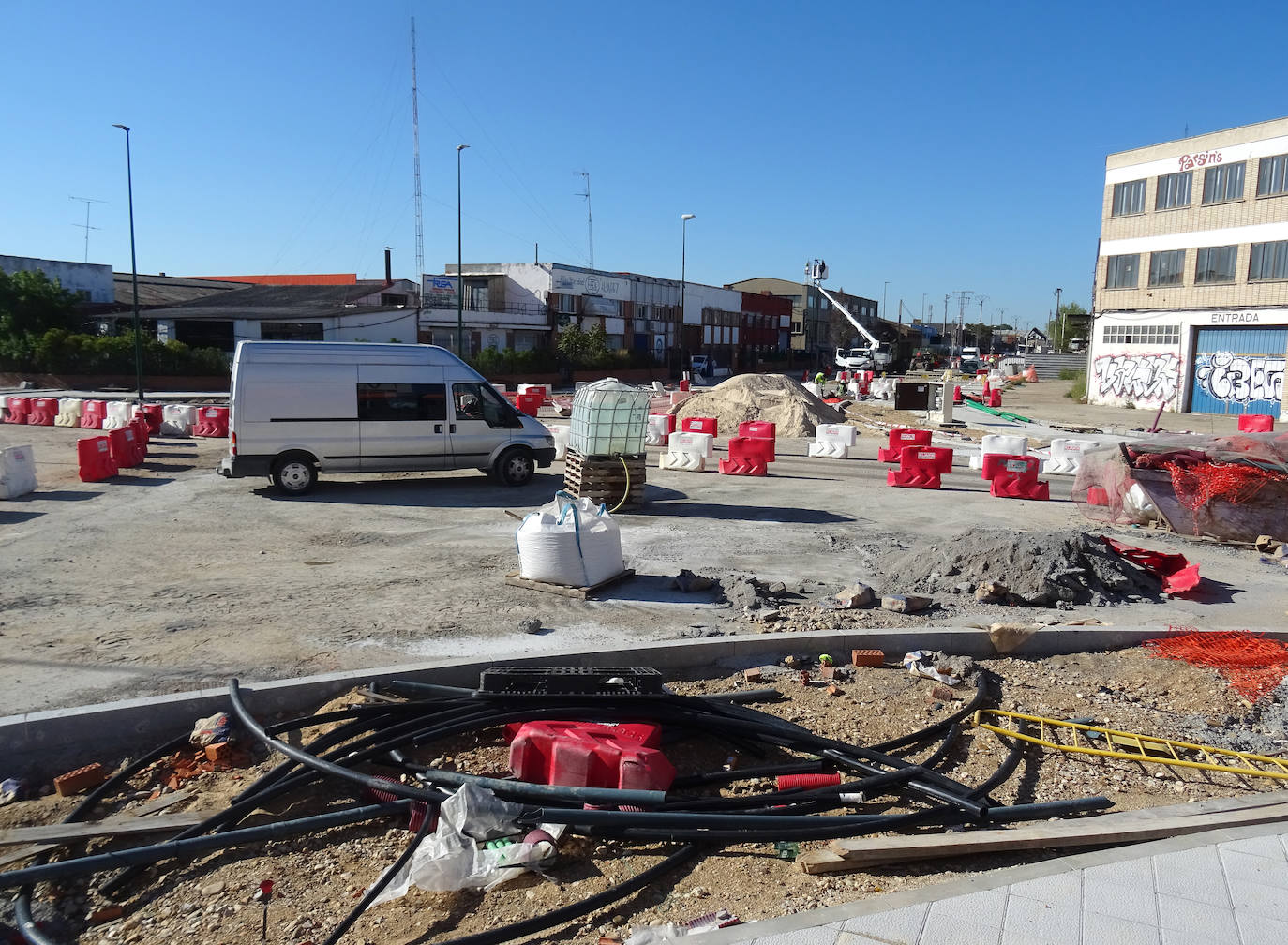 Las imágenes de las obras de la avenida de El Norte de Castilla