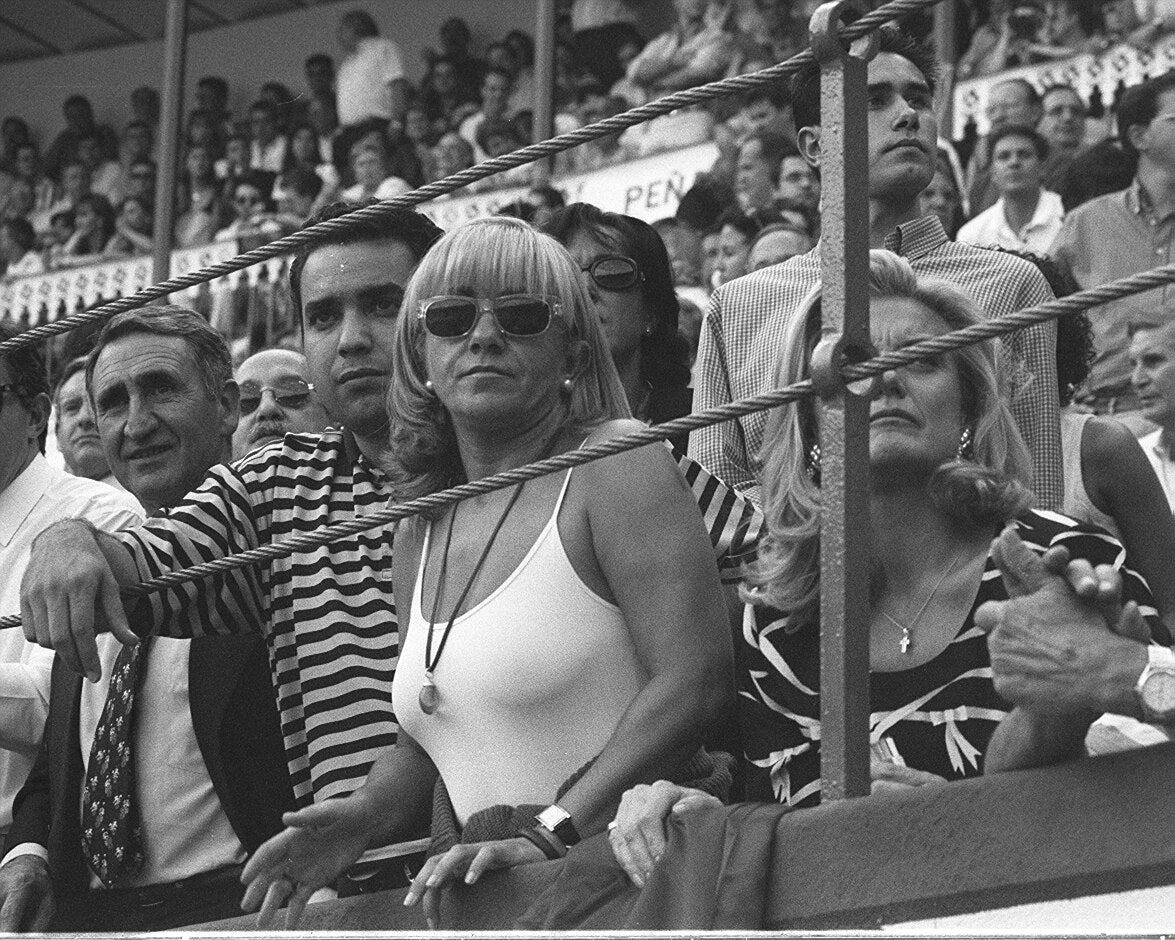 Septiembre 1977. En la plaza de toros de Valladolid durante las Ferias y Fiestas de San Mateo.