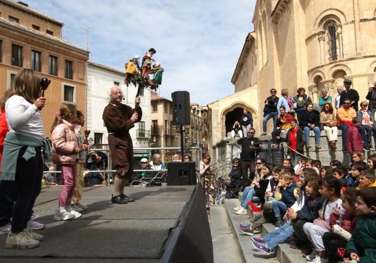 Títeres de Plansjet, el pasado año en Segovia.