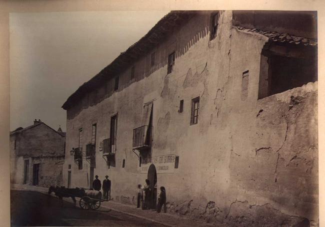 Casa donde supuestamente murió Colón. Foto de 1865.