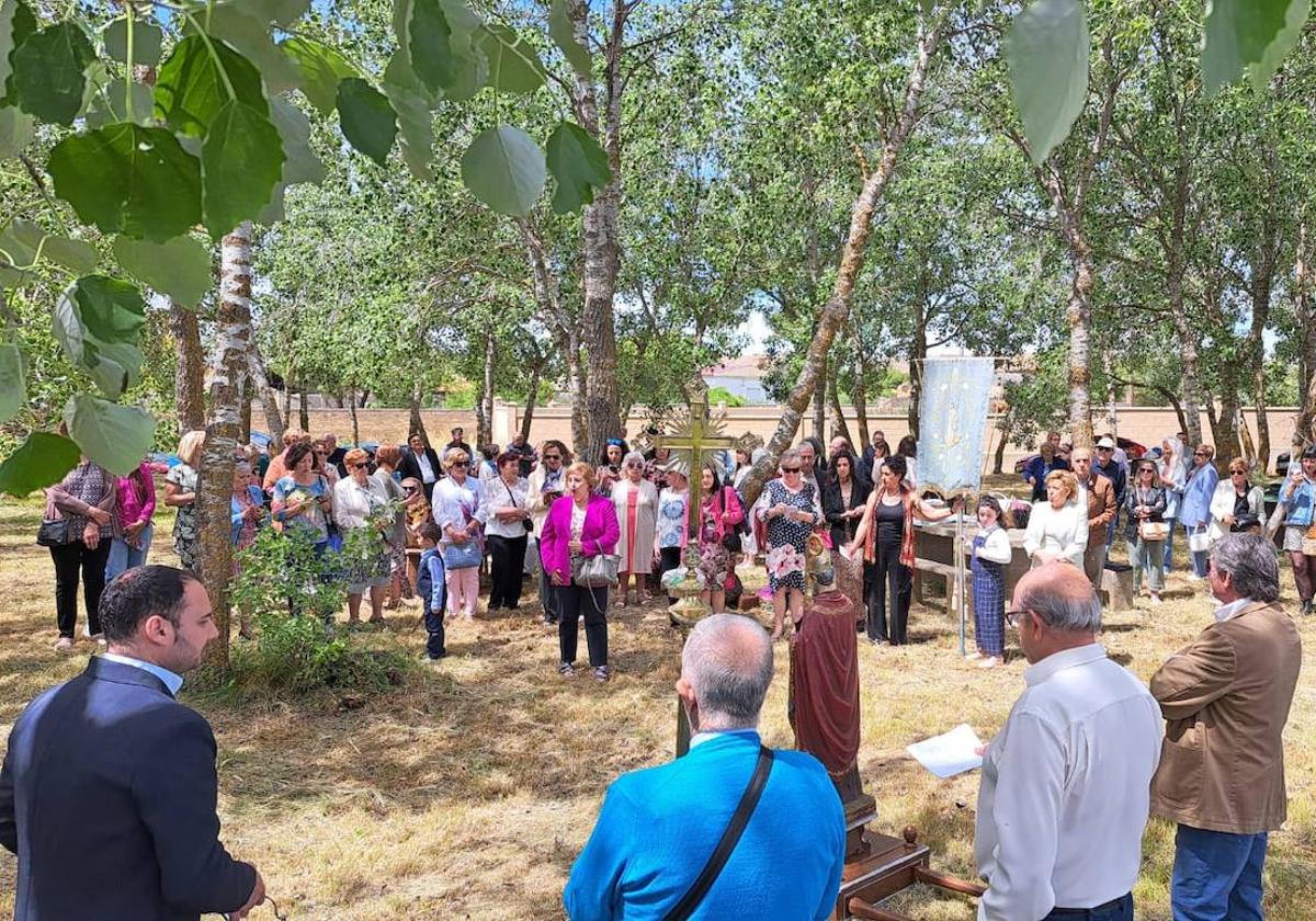 Los campos de Santa Eufemia reciben la bendición de su patrón