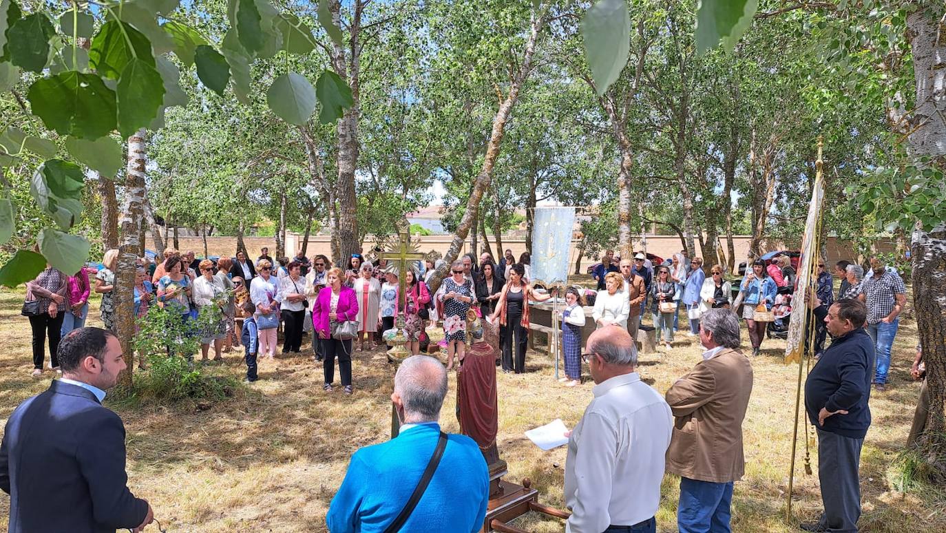 Los campos de Santa Eufemia reciben la bendición de su patrón