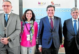 Juan Carlos Cortés, Nuria Hernández Alfageme, Carlos Fernández Carriedo y Juan Francisco García Marín.