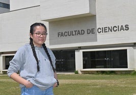 María Yue Fernández estudia 3º de Química en la Facultad de Ciencias de la UVa