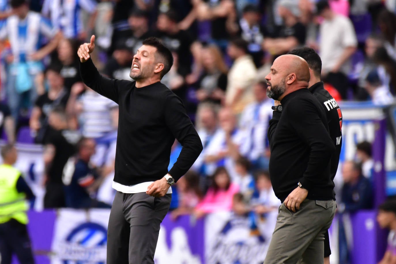 Las imágenes del partido entre el Real Valladolid y el Espanyol