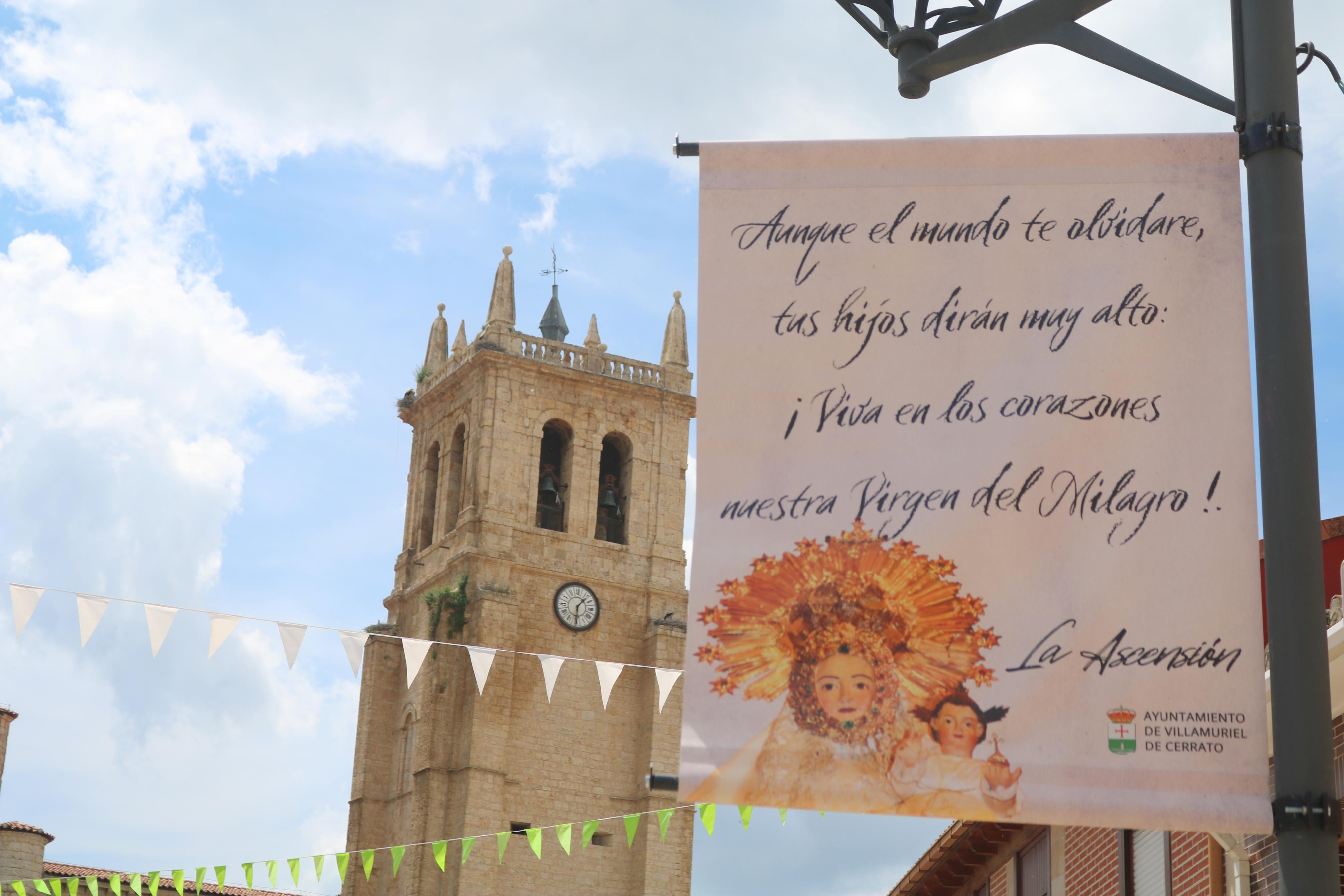 Villamuriel de Cerrato se rinde a la Virgen del Milagro