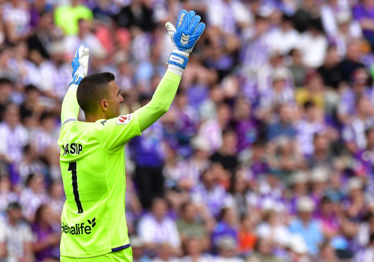 Masip, en el choque del pasado sábado ante el Espanyol.