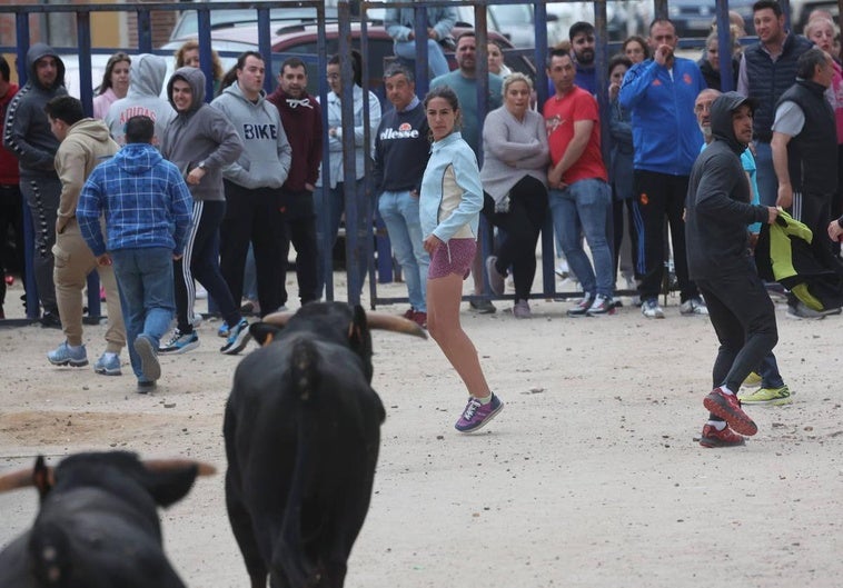 Encierro del lunes en Valdestillas