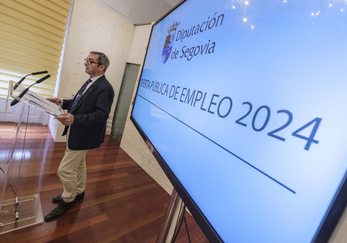 Presentación de la Oferta de Empleo Público de la Diputación de Segovia.