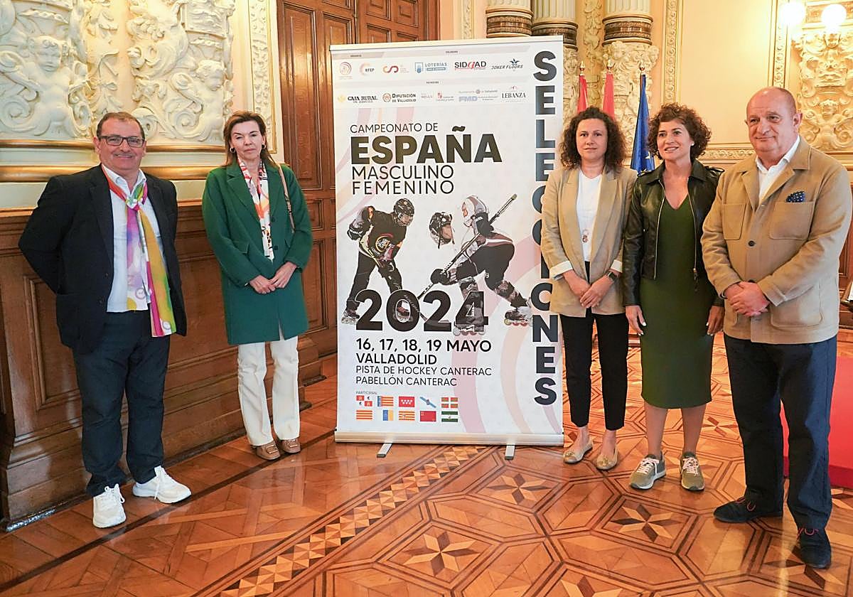 Presentación del Campeonato de España en el Ayuntamiento de Valladolid.
