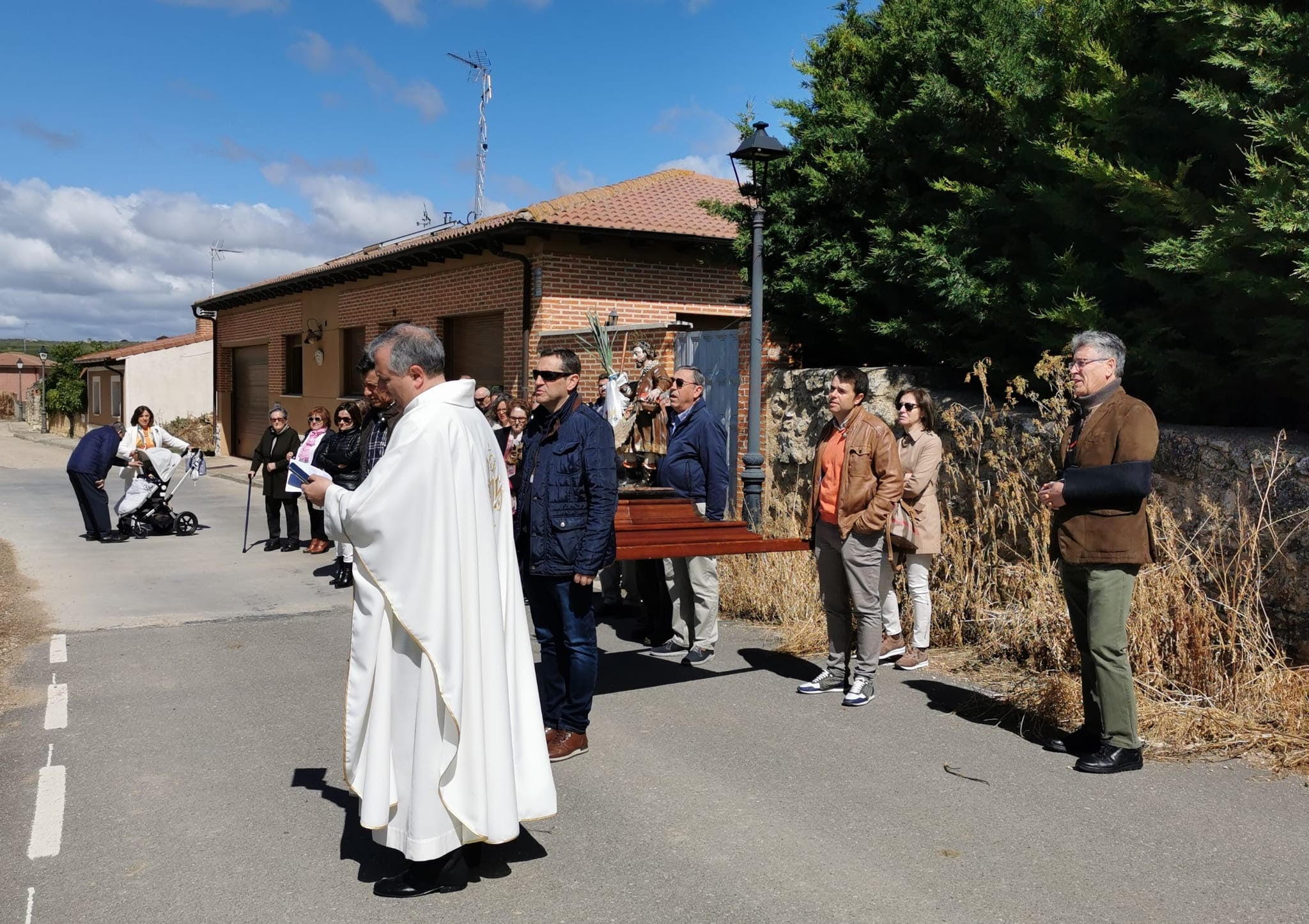 Procesión en Valverde de Campos.