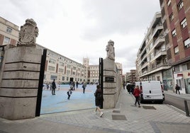 El colegio La Salle en la calle Santuario de Valladolid