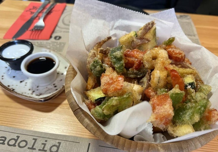 Tempura de verduras en el restaurante 'Pide por esa boquita'