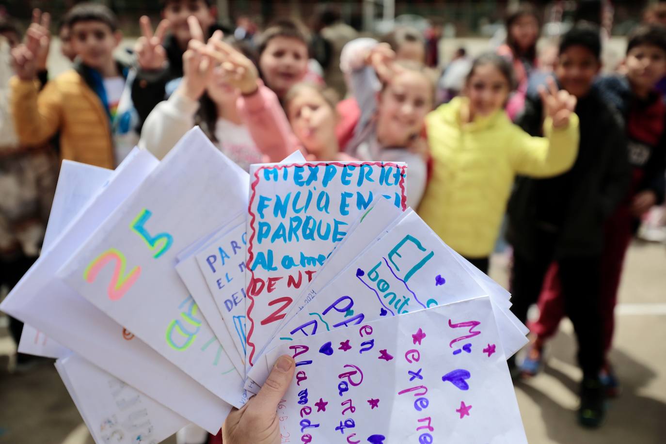 Las imágenes de la cápsula del tiempo del CEIP Parque Alameda