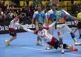 Gonzalo Carró, durante un partido en el Guerreros Naveros.