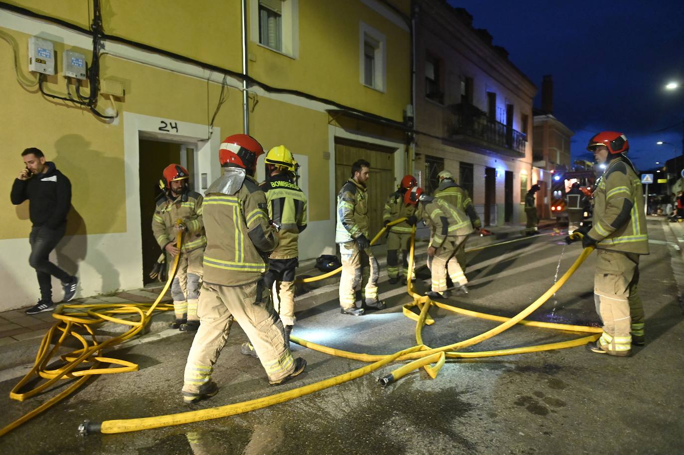 El incendio mortal en el barrio Belén, en imágenes