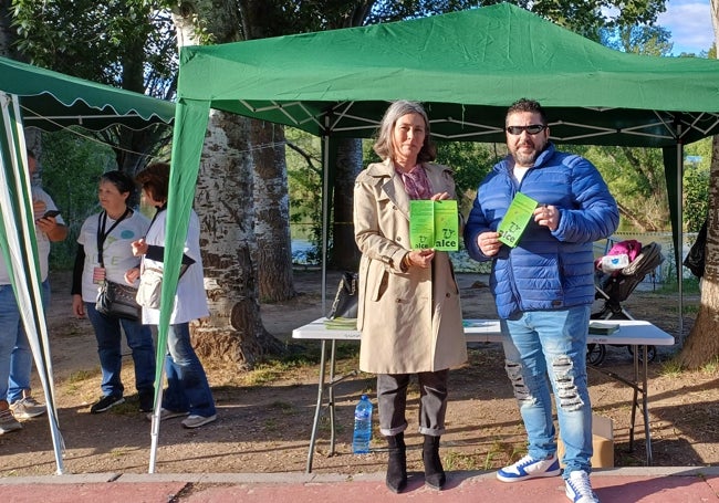 Miguel Carrión en el evento solidario