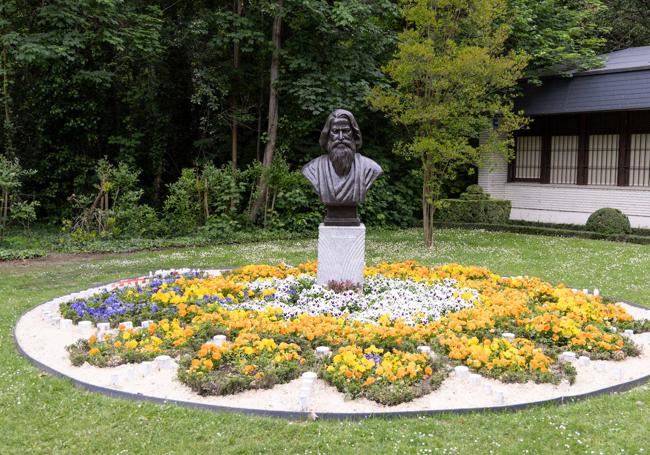 Rabindranath Tagore, recientemente inaugurada.