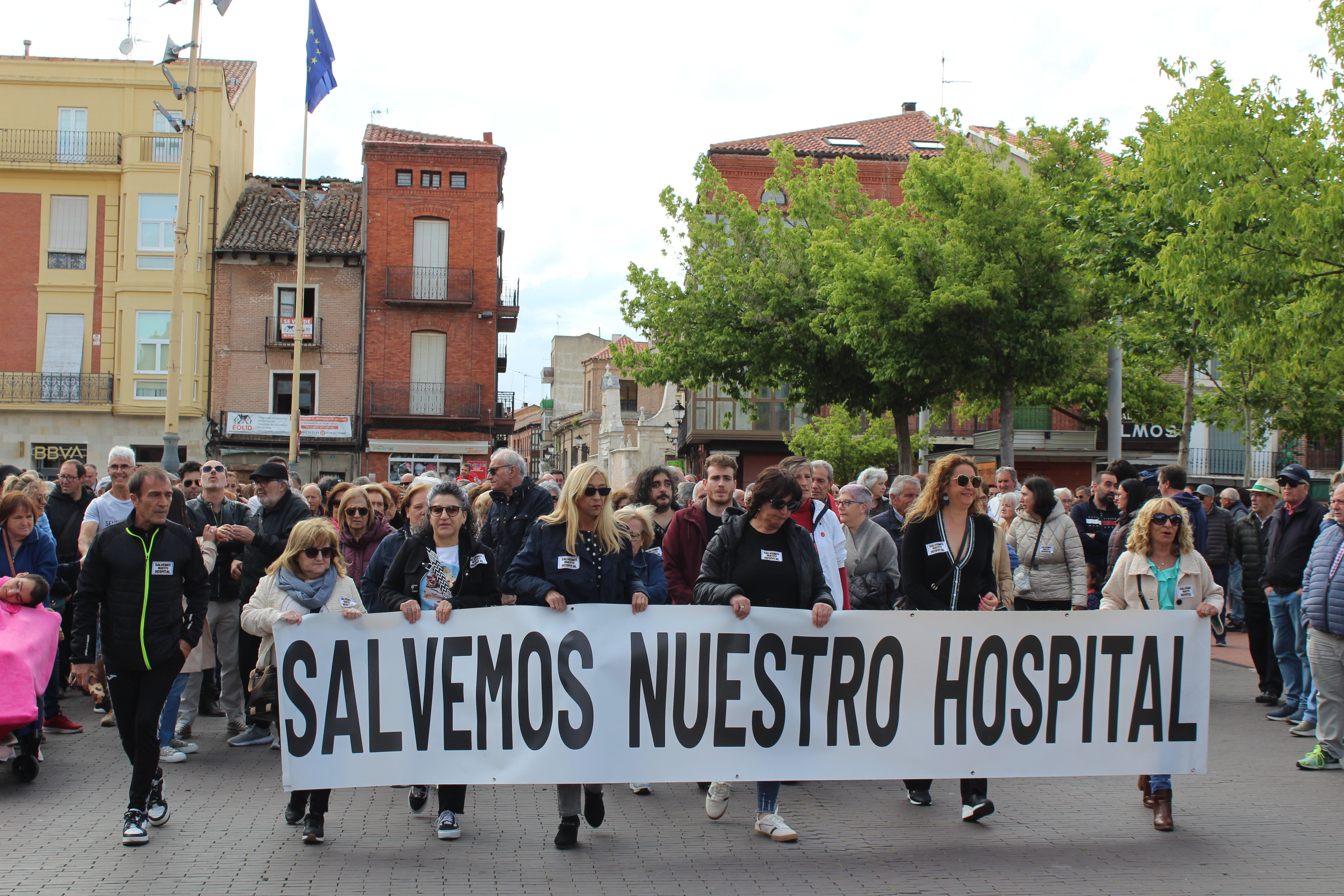Manifestación en defensa del Hospital de Medina del Campo 
