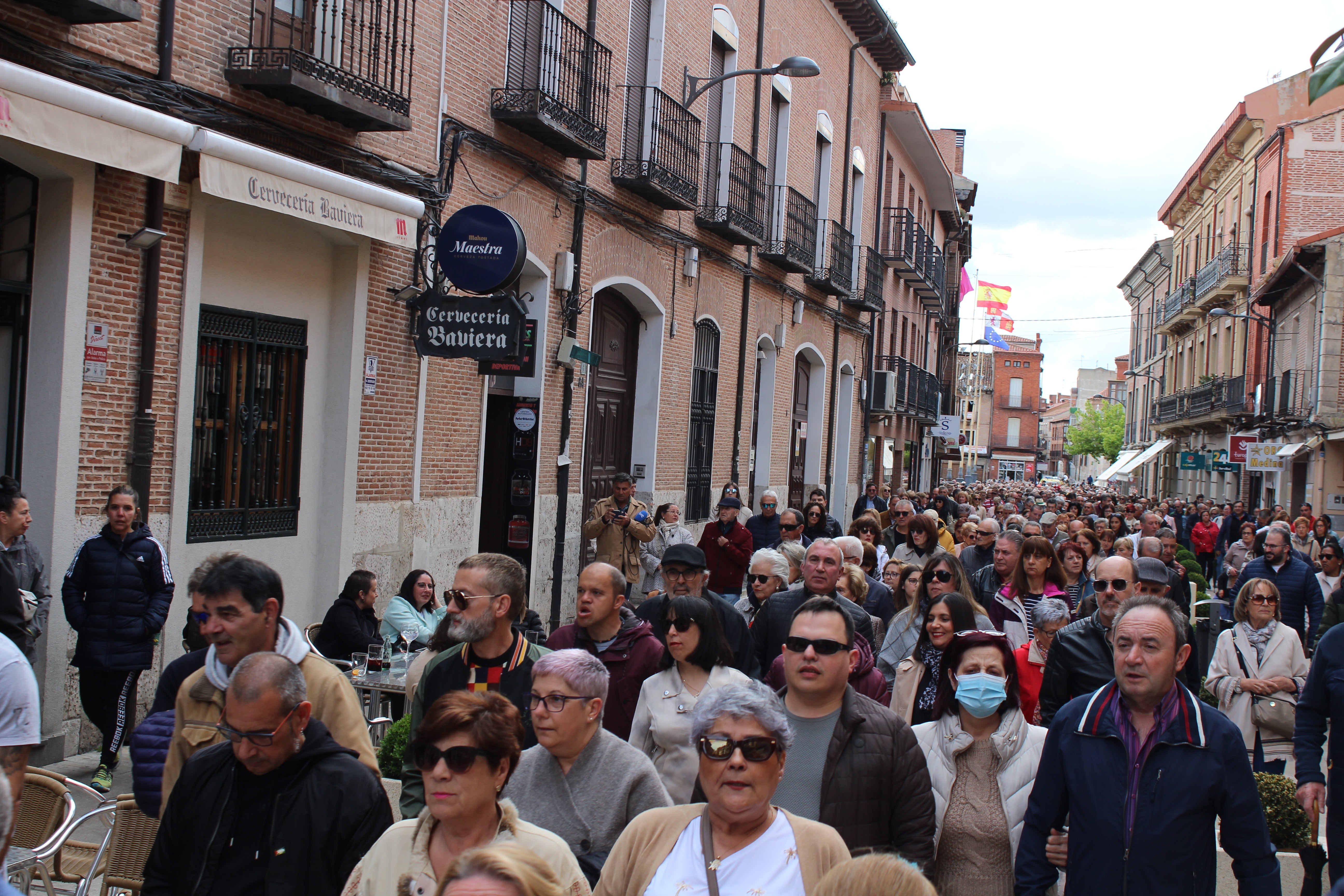 Manifestación en defensa del Hospital de Medina del Campo