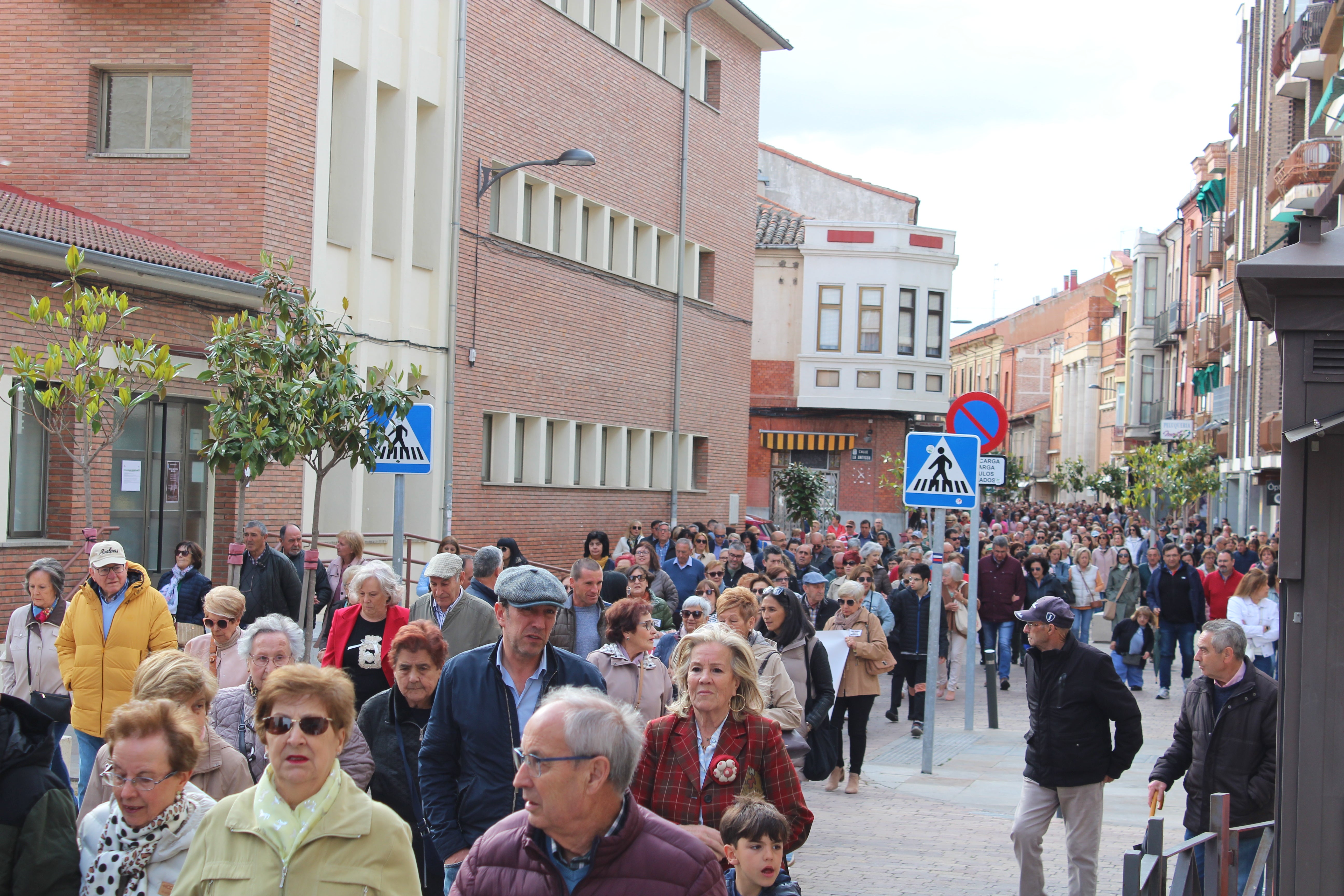 Manifestación en defensa del Hospital de Medina del Campo