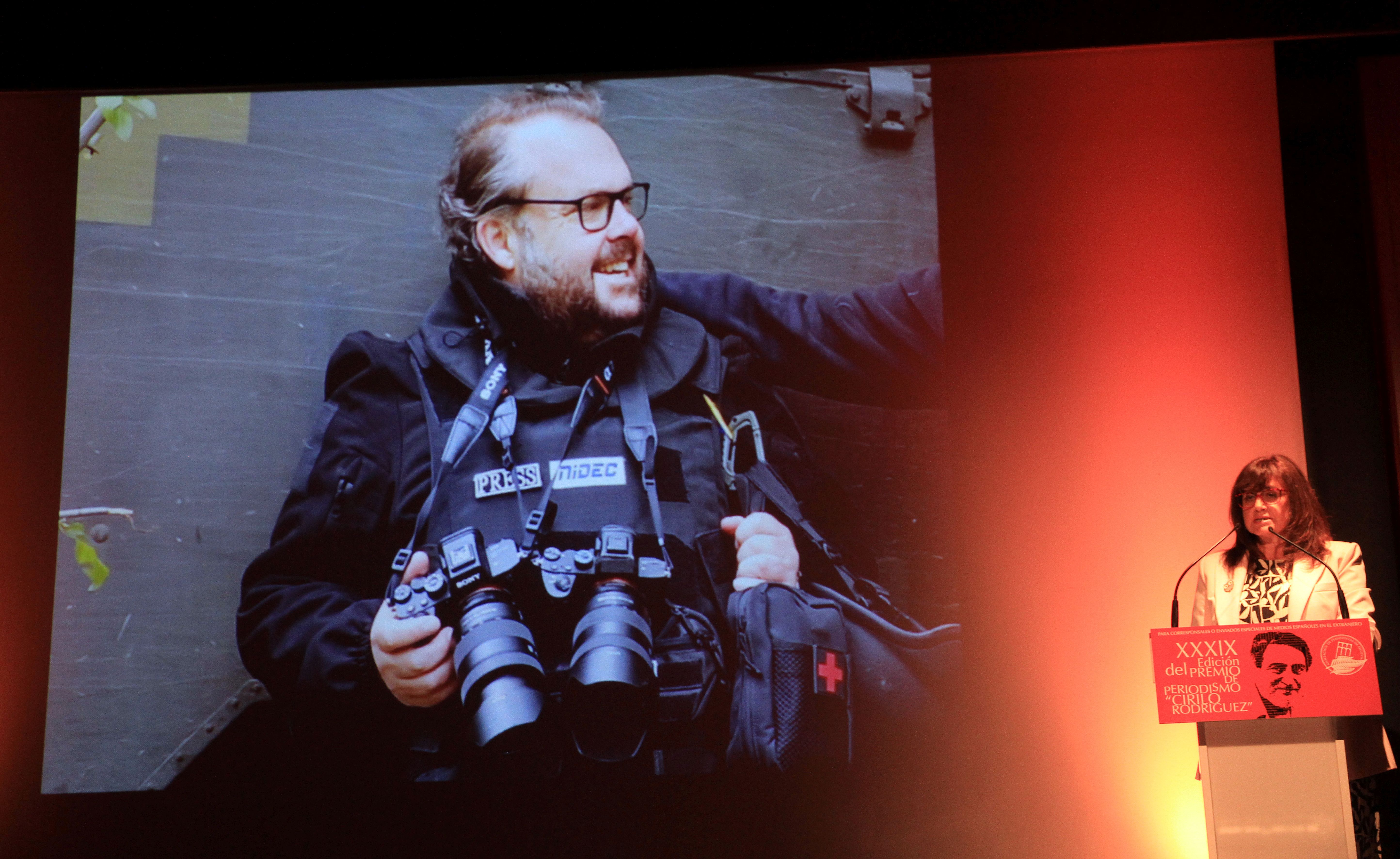 Fotografías de la entrega del premio Cirilo Rodríguez