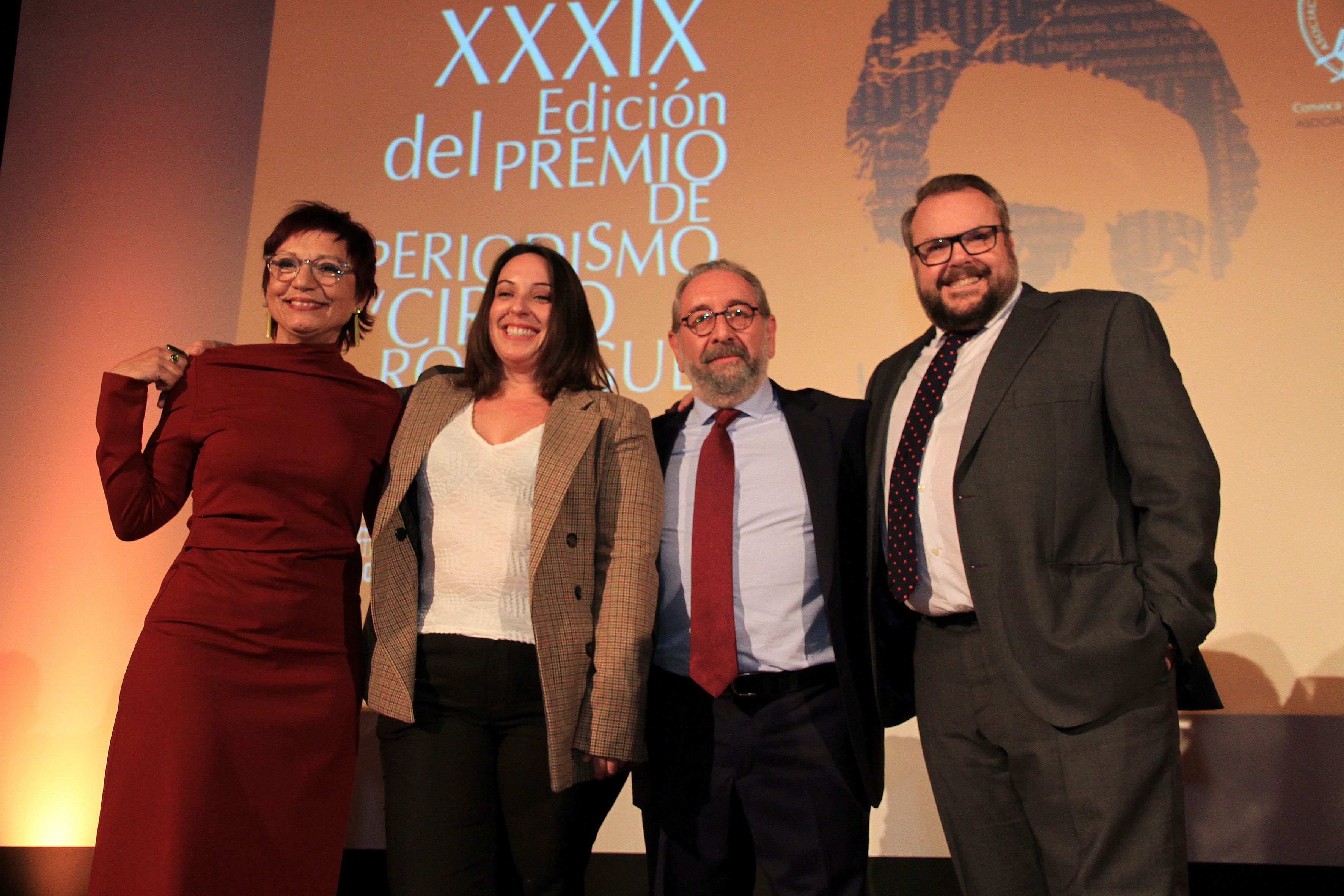Fotografías de la entrega del premio Cirilo Rodríguez