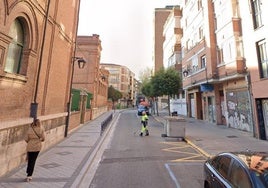 Calle Puente Mayor de Valladolid, donde se han producido los hechos.