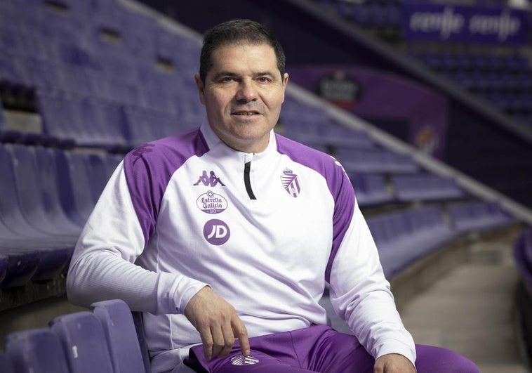 El doctor Alberto López Moreno, la pasada semana en las gradas del estadio José Zorrilla