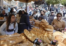 Feria del Pan de Grijota el año pasado.