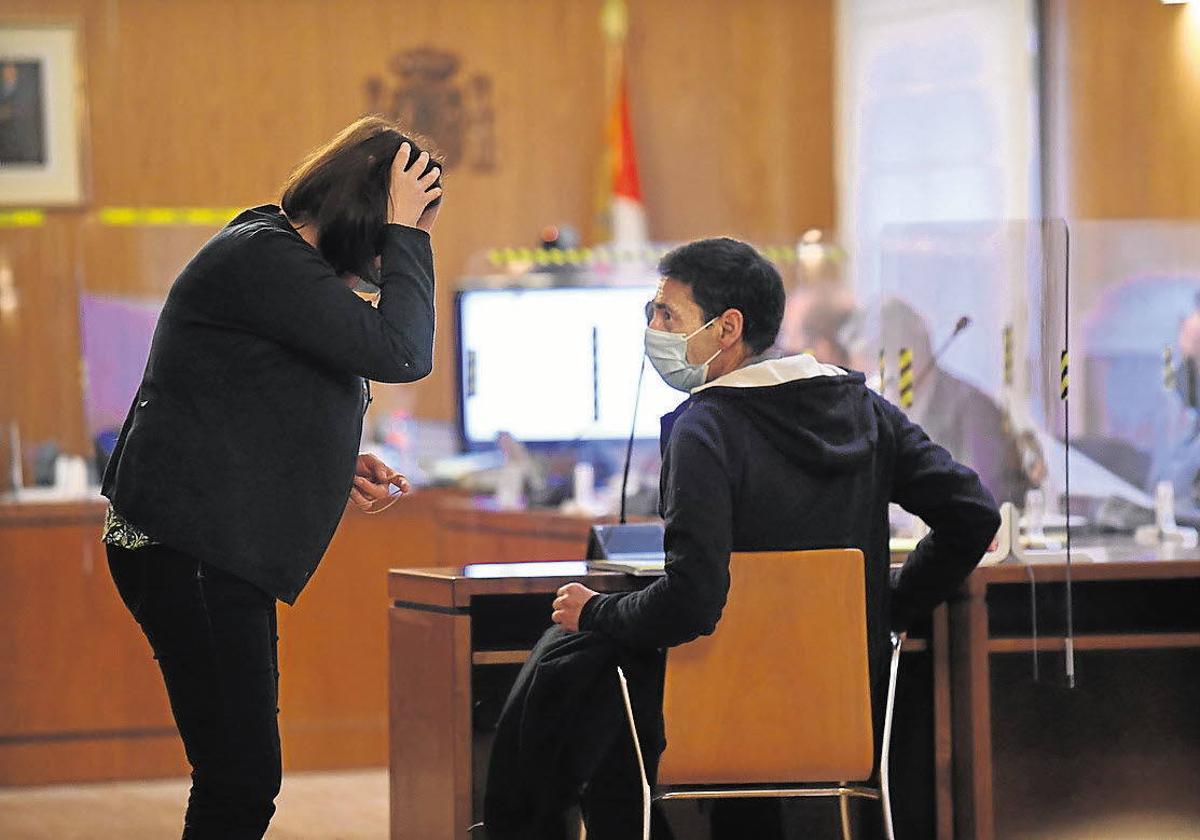 Lino Rodríguez en el juicio celebrado en la audiencia en 2021.