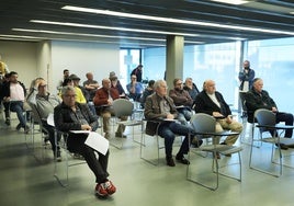 Asamblea extraordinaria de socios del Palencia Cristo el pasado 18 de abril.