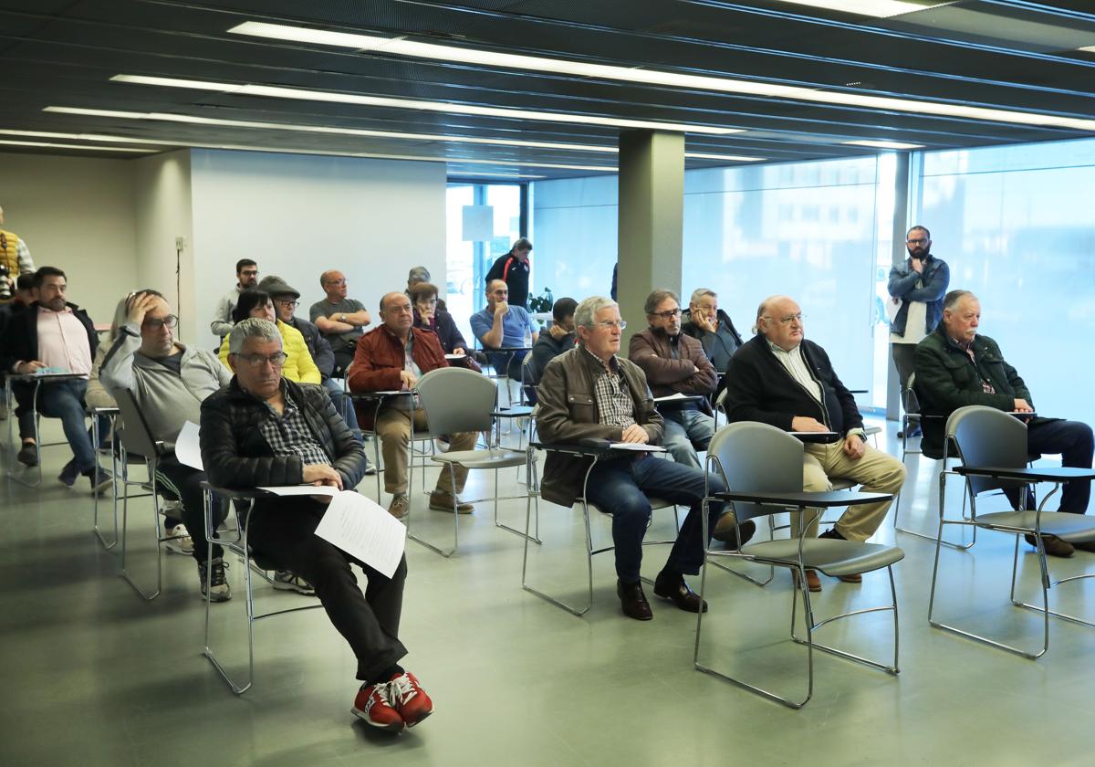 Asamblea extraordinaria de socios del Palencia Cristo el pasado 18 de abril.