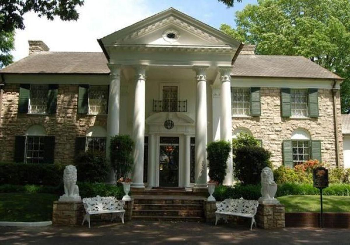 Graceland, la mansión de Elvis Presley.