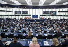 Sesión del Parlamento Europeo.