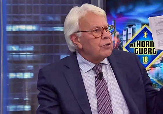 Felipe González en 'El Hormiguero'.