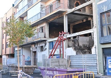 Desvalijan el edificio de Goya dañado por la explosión de gas