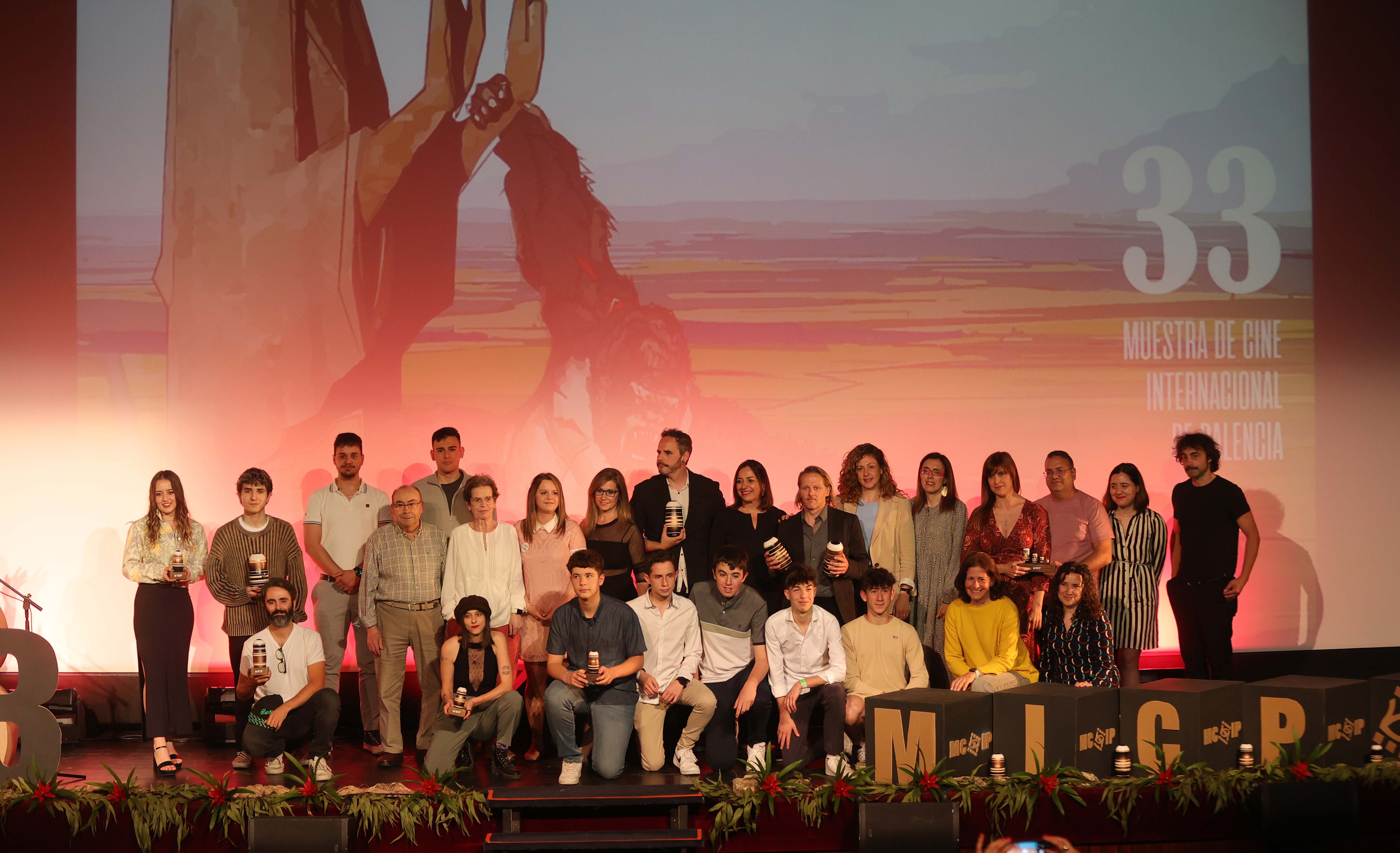 Entrega de premios de la 33 Muestra de Cine de Palencia