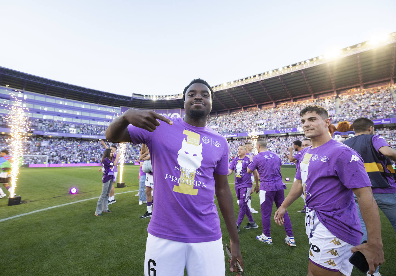 Fiesta sobre el césped de Zorrilla