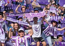 Aficionados en las gradas del José Zorrilla