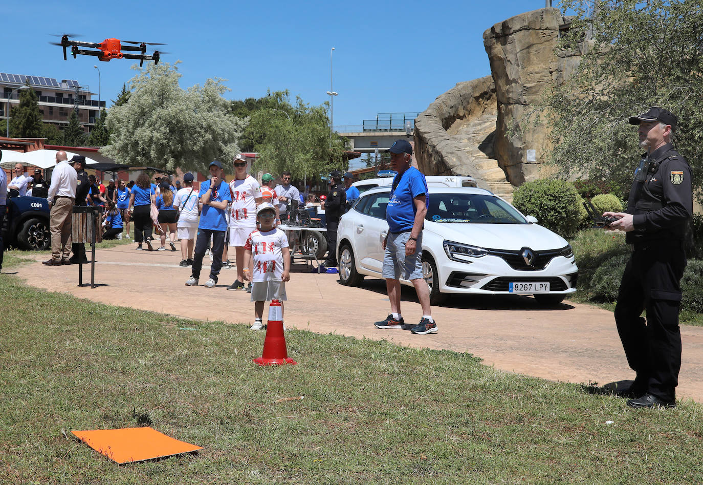 La Roca despide el curso con una exhibción de la Policía