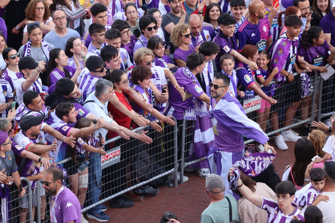 Las imágenes del Real Valladolid en el ayuntamiento