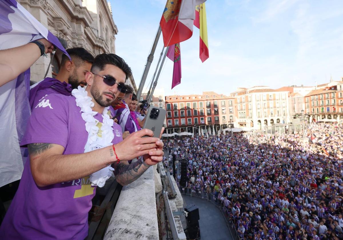 Las imágenes del Real Valladolid en el ayuntamiento