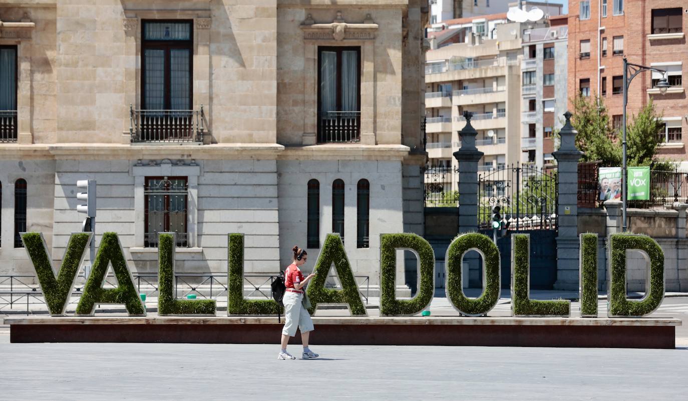 Buenas temperaturas y ambiente primaveral en Valladolid