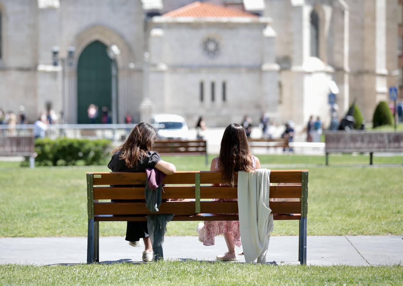 Buenas temperaturas y ambiente primaveral en Valladolid